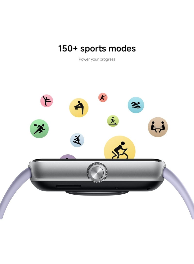 Mii Watch 5 Silver Gray | Ultra large display | Long battery life | Bluetooth calling | Advanced health and workout tracking - Image 4